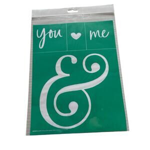 Chalk‎ Couture New   You & Me  8.5 x 11 Reusable  Transfer